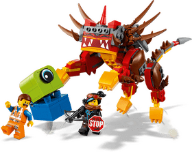 Lego Adventure Battle with the Dino Monster PNG