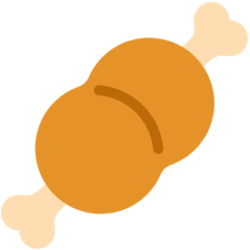 Delicious Bone-In Chicken Delight PNG