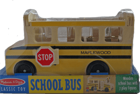 Maplewood Classic School Bus Playset PNG