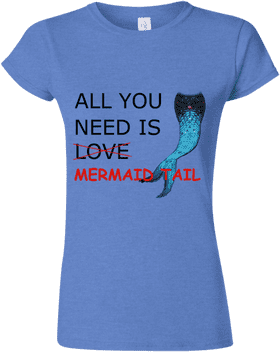 Mermaid Family Love Together We Swim PNG