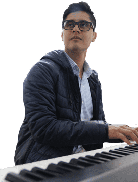 Expressive Keyboard Melodies in Motion PNG