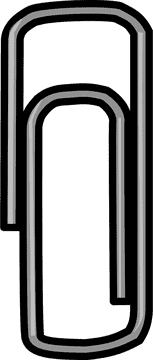 Elegant Paperclip Simple Utility for Organization PNG