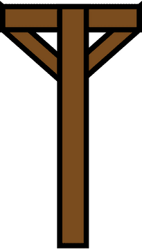 Utility Pole Structural Framework Design PNG