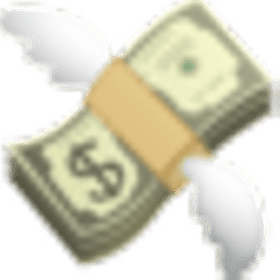 Money Wings Soaring Towards Financial Freedom PNG