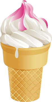 Delightful Swirls of Ice Cream Joy PNG