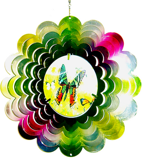 Colorful Butterfly Spinner Mobile PNG