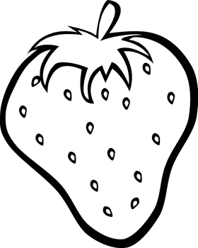 Delightful Juicy Strawberry Fruit Icon PNG