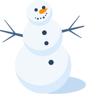 Snowy Winter Companion PNG