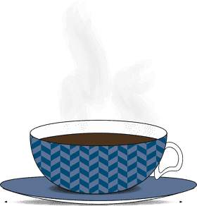 Freshly Brewed Coffee Beans Delight PNG