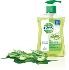 Dettol Aloe Vera Liquid Handwash Everyday Protection PNG