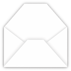 Simple White Envelope Mail Design PNG
