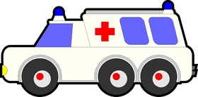 Emergency Response Ambulance Vehicle Design PNG