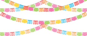 Colorful Festive Banner Celebration PNG