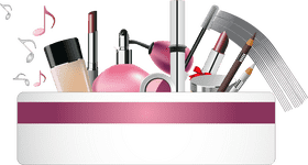 Music Note Beauty Essentials Collection PNG