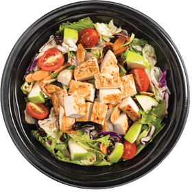 Zesty Quinoa Salad with Grilled Chicken and Fresh Veggies PNG