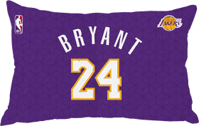 Kobe Bryant Lakers Tribute Pillow Cushion PNG