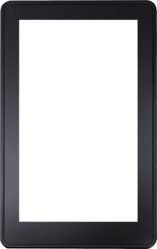 Sleek and Modern Touchscreen Tablet Design PNG