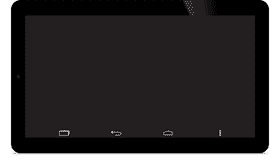 Modern Tablet Interface with Essential Navigation PNG