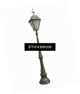 Elegant Street Lamp and Light Design PNG