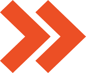 Dynamic Orange Arrow Design PNG