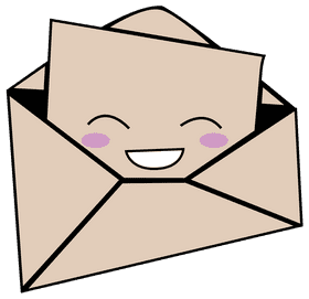 Happy Envelope Mail Surprise PNG