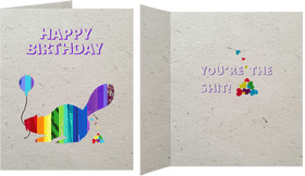 Green Card Celebration Happy Birthday to You! PNG