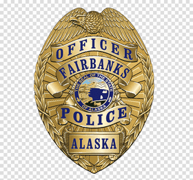 Fairbanks Alaska Police Officer Badge PNG