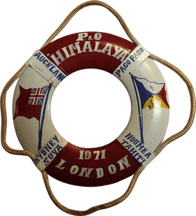 Lifebuoy from the HMS Himalaya Adventure PNG