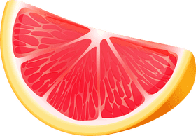 Juicy Pink Fruit Slice Delight PNG