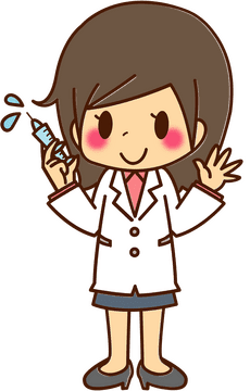 Cheerful Nurse with a Syringe Ready to Help PNG