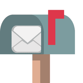 Charming Mailbox with Open Letter PNG