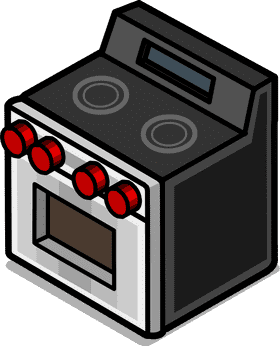 Stylish Oven Mitt for Safe Cooking PNG