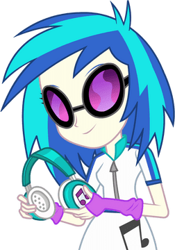 Scratch DJ with Groovy Headphones PNG