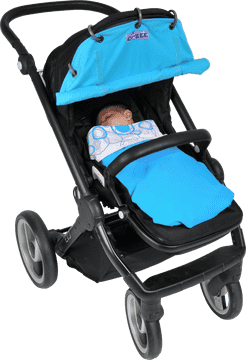 Comfortable and Stylish Baby Stroller for Active Parents PNG