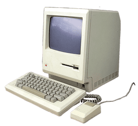 Classic Computer Part Vintage Macintosh Setup PNG