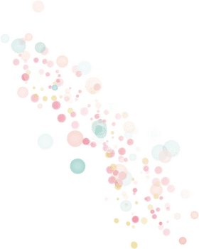 Bokeh Bliss A Dance of Colorful Circles PNG
