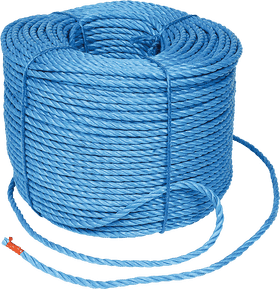 Blue Coiled Jump Rope for Fitness Fun PNG
