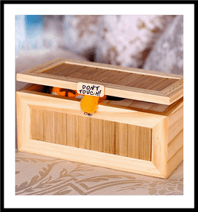 Mystery Box Curiosity Unlocked Hands Off! PNG