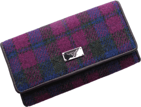 Stylish Plaid Pattern Wallet for Everyday Use PNG