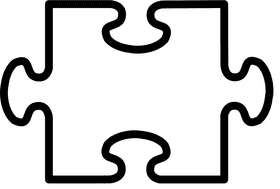 Creative Jigsaw Puzzle Design Concept PNG