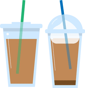 Latte Art Delight Creative Coffee Designs PNG