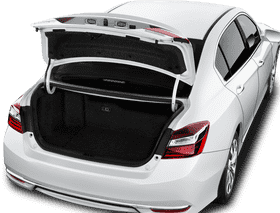 Spacious Car Trunk with Sleek Design PNG