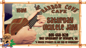 Harbor Cove Ukulele Jam Celebration PNG