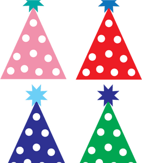 Colorful Party Flag Celebration Design PNG