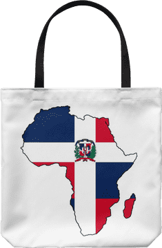 Dominican Republic Inspired Shopping Bag Design PNG