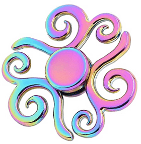 Colorful Swirl Spinner of Calmness PNG