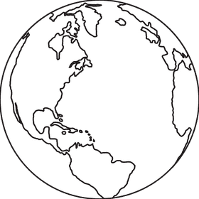 Outline of the Globe A World Uncovered PNG