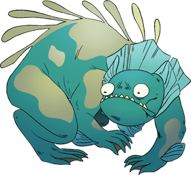 Gem of the Mystic Sea Creature PNG