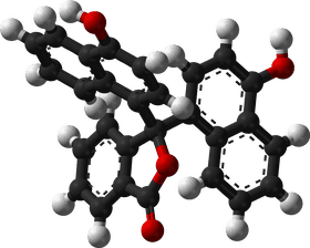Complex Molecular Structure of Organic Compound PNG