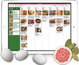 Delicious Weekly Recipe Planner for Food Lovers PNG